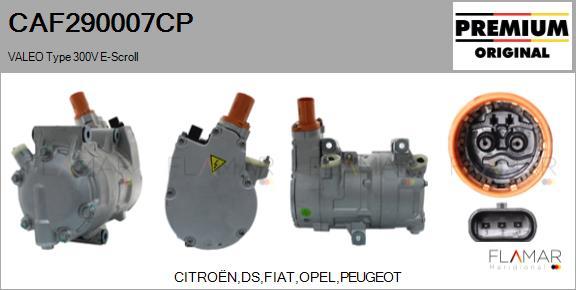 FLAMAR CAF290007CP - Compresor, climatizare allinparts.ro