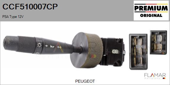 FLAMAR CCF510007CP
 - Comutator coloana directie allinparts.ro