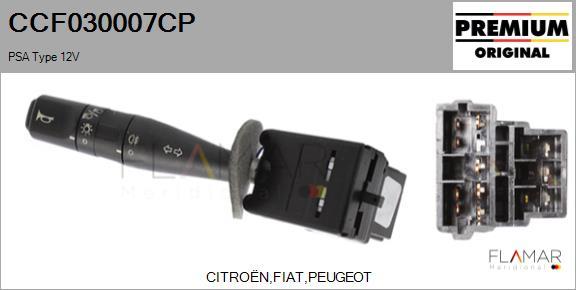 FLAMAR CCF030007CP
 - Comutator coloana directie - allinparts.ro