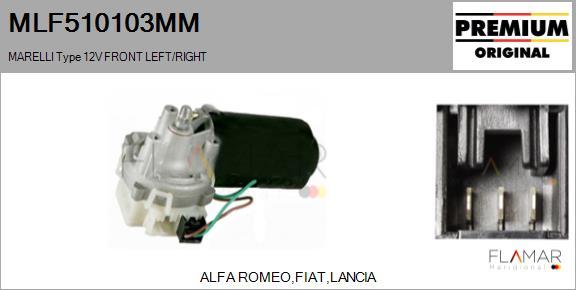 FLAMAR MLF510103MM - Motor stergator allinparts.ro