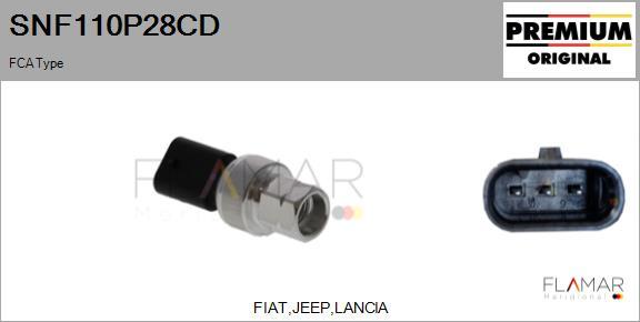 FLAMAR SNF110P28CD - Comutator presiune, aer conditionat allinparts.ro