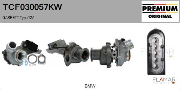 FLAMAR TCF030057KW - Compresor,sistem de supraalimentare - allinparts.ro