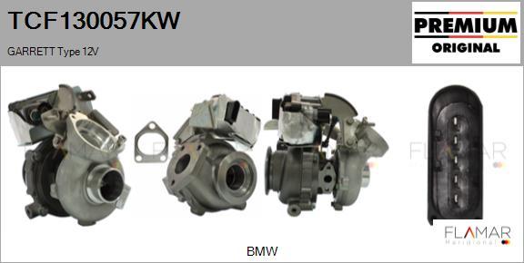 FLAMAR TCF130057KW - Compresor,sistem de supraalimentare - allinparts.ro