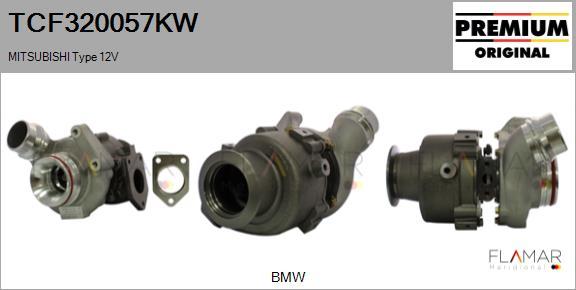 FLAMAR TCF320057KW - Compresor,sistem de supraalimentare - allinparts.ro