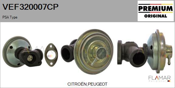 FLAMAR VEF320007CP - Supapa EGR - allinparts.ro