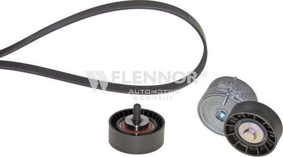 Flennor F956PK1740 - Set curea transmisie cu caneluri - allinparts.ro