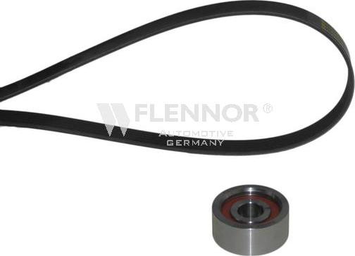Flennor F906PK0843 - Set curea transmisie cu caneluri - allinparts.ro