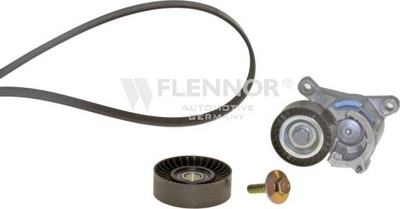 Flennor F906PK1190 - Set curea transmisie cu caneluri allinparts.ro