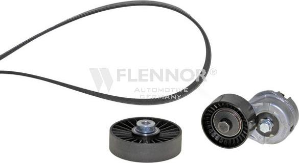Flennor F906PK1840 - Set curea transmisie cu caneluri allinparts.ro