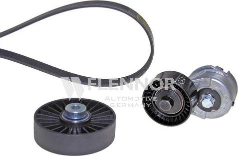 Flennor F906PK1853 - Set curea transmisie cu caneluri allinparts.ro