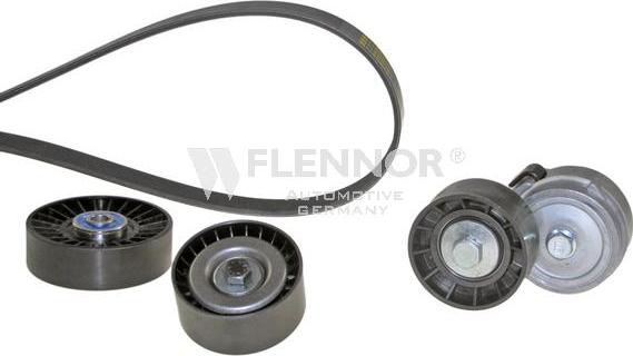 Flennor F906PK1255 - Set curea transmisie cu caneluri allinparts.ro