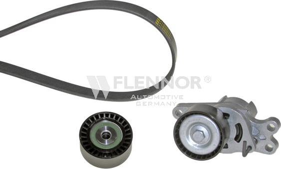 Flennor F906PK1225 - Set curea transmisie cu caneluri - allinparts.ro