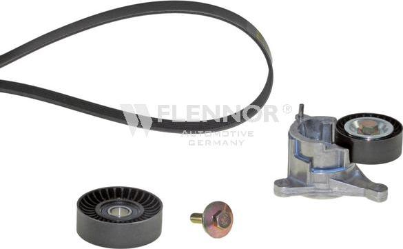 Flennor F906PK1708 - Set curea transmisie cu caneluri allinparts.ro