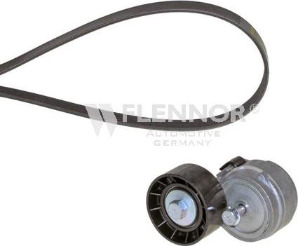 Flennor F916PK1038 - Set curea transmisie cu caneluri - allinparts.ro