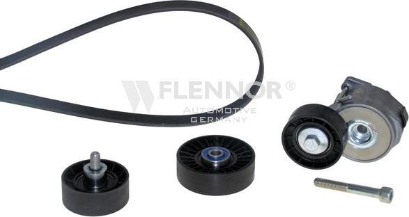 Flennor F916PK1360 - Set curea transmisie cu caneluri allinparts.ro