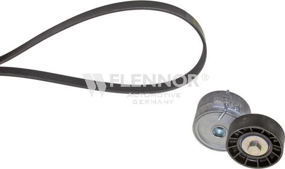 Flennor F916PK1218 - Set curea transmisie cu caneluri allinparts.ro