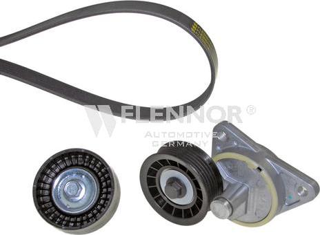 Flennor F916PK2100 - Set curea transmisie cu caneluri - allinparts.ro
