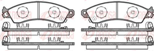 Flexible Drive 033402UC - Set placute frana,frana disc allinparts.ro