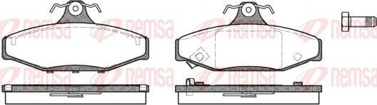 Flexible Drive 033512 - Set placute frana,frana disc allinparts.ro