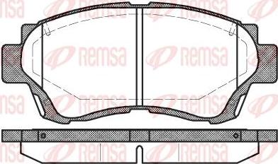 Flexible Drive 037000 - Set placute frana,frana disc allinparts.ro