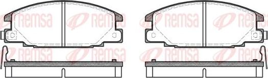 Flexible Drive 023804 - Set placute frana,frana disc allinparts.ro