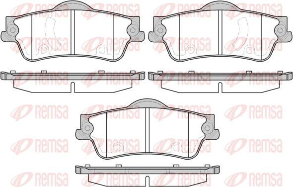 Flexible Drive 126500UC - Set placute frana,frana disc allinparts.ro