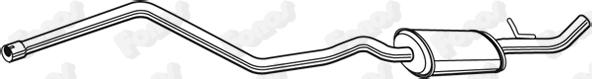 Fonos 616481 - Toba esapamet intermediara - allinparts.ro