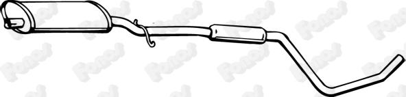 Fonos 612353 - Toba esapamet intermediara - allinparts.ro