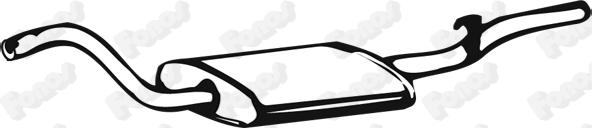 Fonos 631916 - Toba esapament finala - allinparts.ro