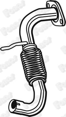 Fonos 07572 - Furtun flexibil, sistem de esapament allinparts.ro