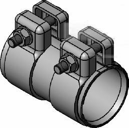 Fonos 82104 - Conector teava, sistem de esapament - allinparts.ro
