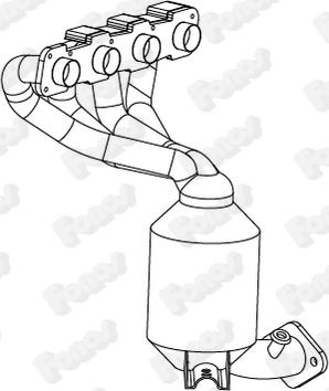 Fonos 28874 - Catalizator - allinparts.ro