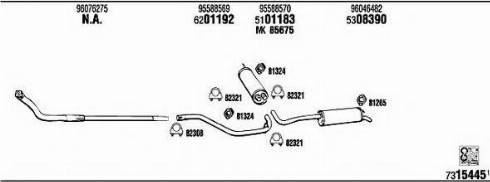 Fonos CI61021A - Sistem de esapament allinparts.ro