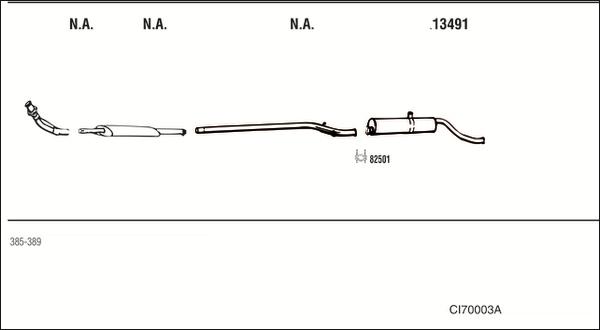 Fonos CI70003A - Sistem de esapament allinparts.ro