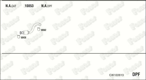 Fonos CIK122613 - Sistem de esapament allinparts.ro