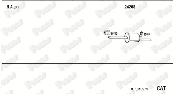 Fonos DCK018979 - Sistem de esapament - allinparts.ro