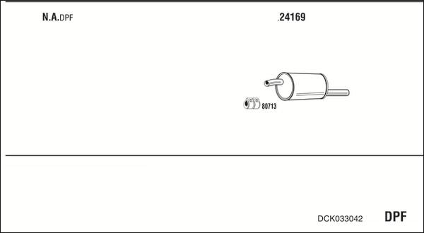 Fonos DCK033042 - Sistem de esapament - allinparts.ro