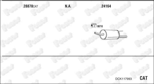 Fonos DCK117993 - Sistem de esapament allinparts.ro