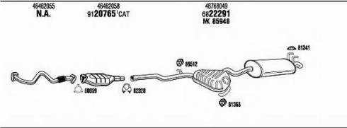 Fonos FI95047B - Sistem de esapament - allinparts.ro