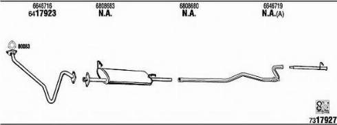 Fonos FO80556 - Sistem de esapament allinparts.ro