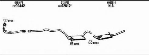 Fonos FO31401 - Sistem de esapament allinparts.ro