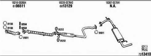 Fonos HO60101 - Sistem de esapament - allinparts.ro