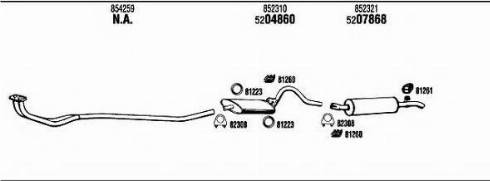 Fonos OP50603B - Sistem de esapament - allinparts.ro