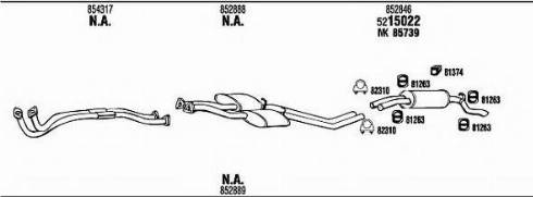 Fonos OP80014B - Sistem de esapament - allinparts.ro