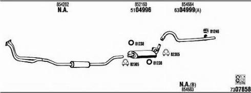 Fonos OP30107B - Sistem de esapament - allinparts.ro