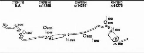 Fonos RE94025 - Sistem de esapament - allinparts.ro