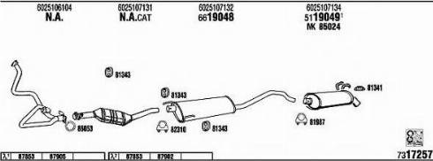 Fonos RE93236 - Sistem de esapament - allinparts.ro