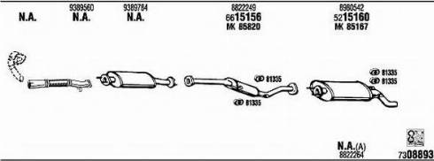 Fonos SA30133 - Sistem de esapament allinparts.ro