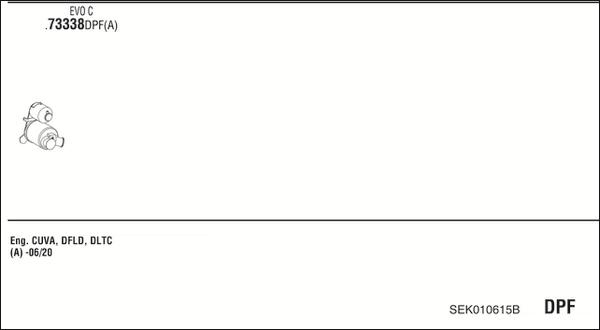 Fonos SEK010615B - Sistem de esapament - allinparts.ro