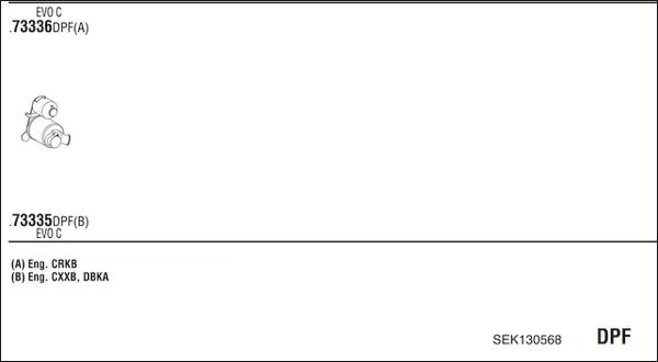Fonos SEK130568 - Sistem de esapament - allinparts.ro